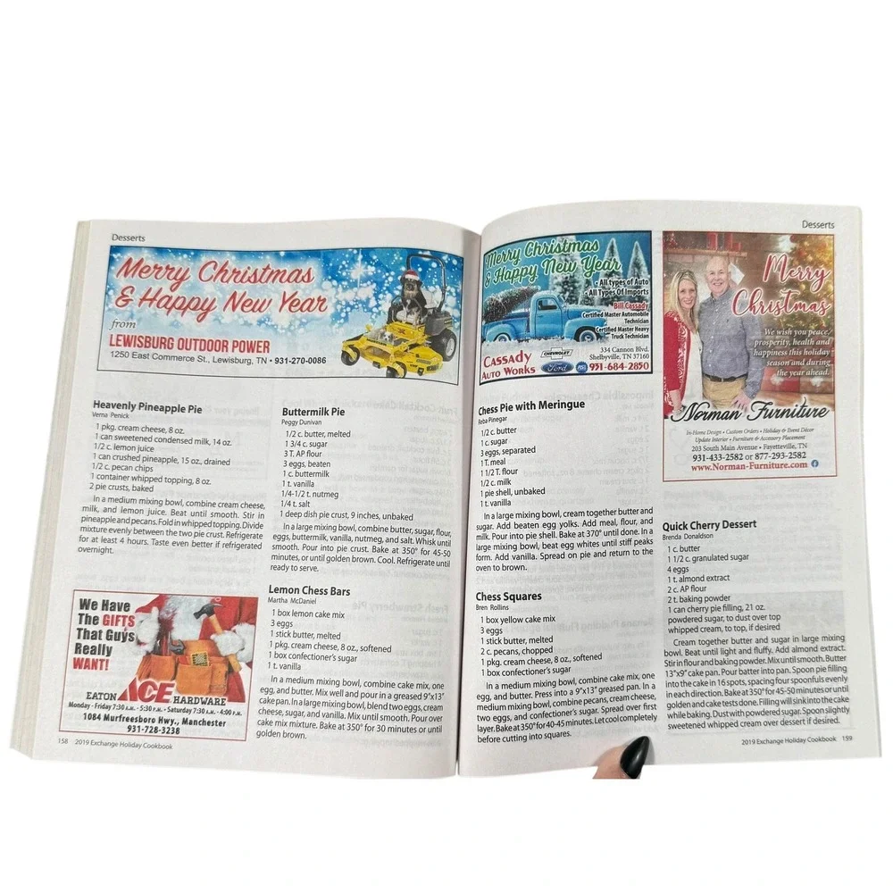 Christmas Holiday Cookbooks Southern Fayetteville Tennessee Appalachian Recipes‎